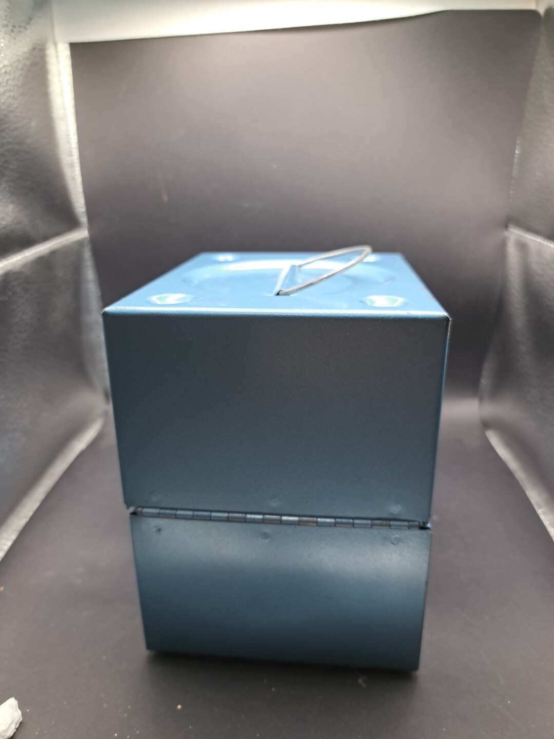 Vintage Kmart Metal Reel Storage Film Case Box Regular 8 Auto Take Up Reels
