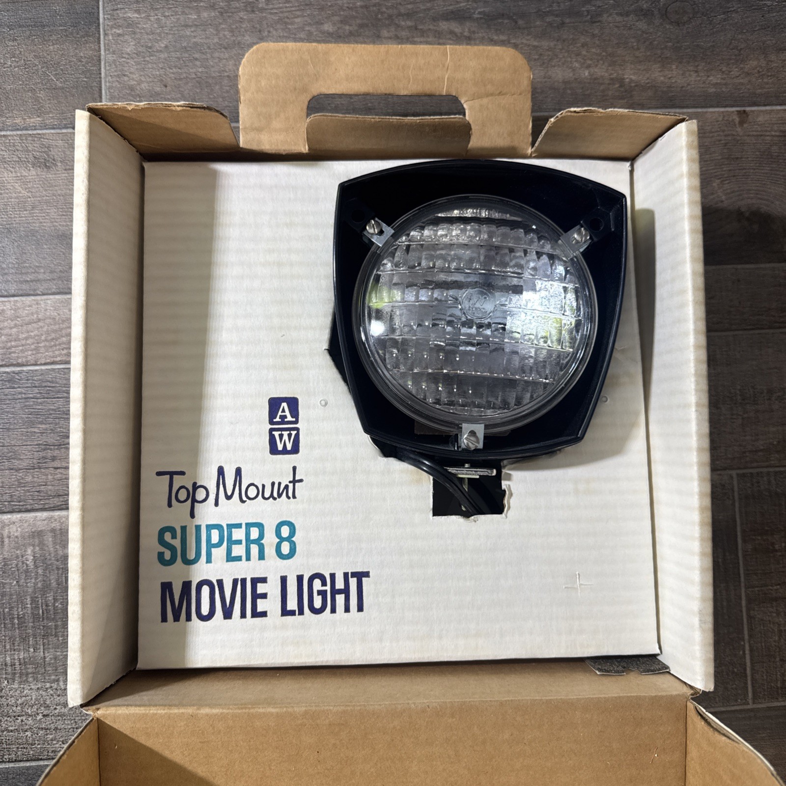Atlas Warner Super 8 Sealed Beam Movie Light Model 888 New In Box