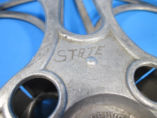Vintage GOLDBERG BROS 15in Aluminum Film Reel – 4-Hole ~Denver, Colorado USA~
