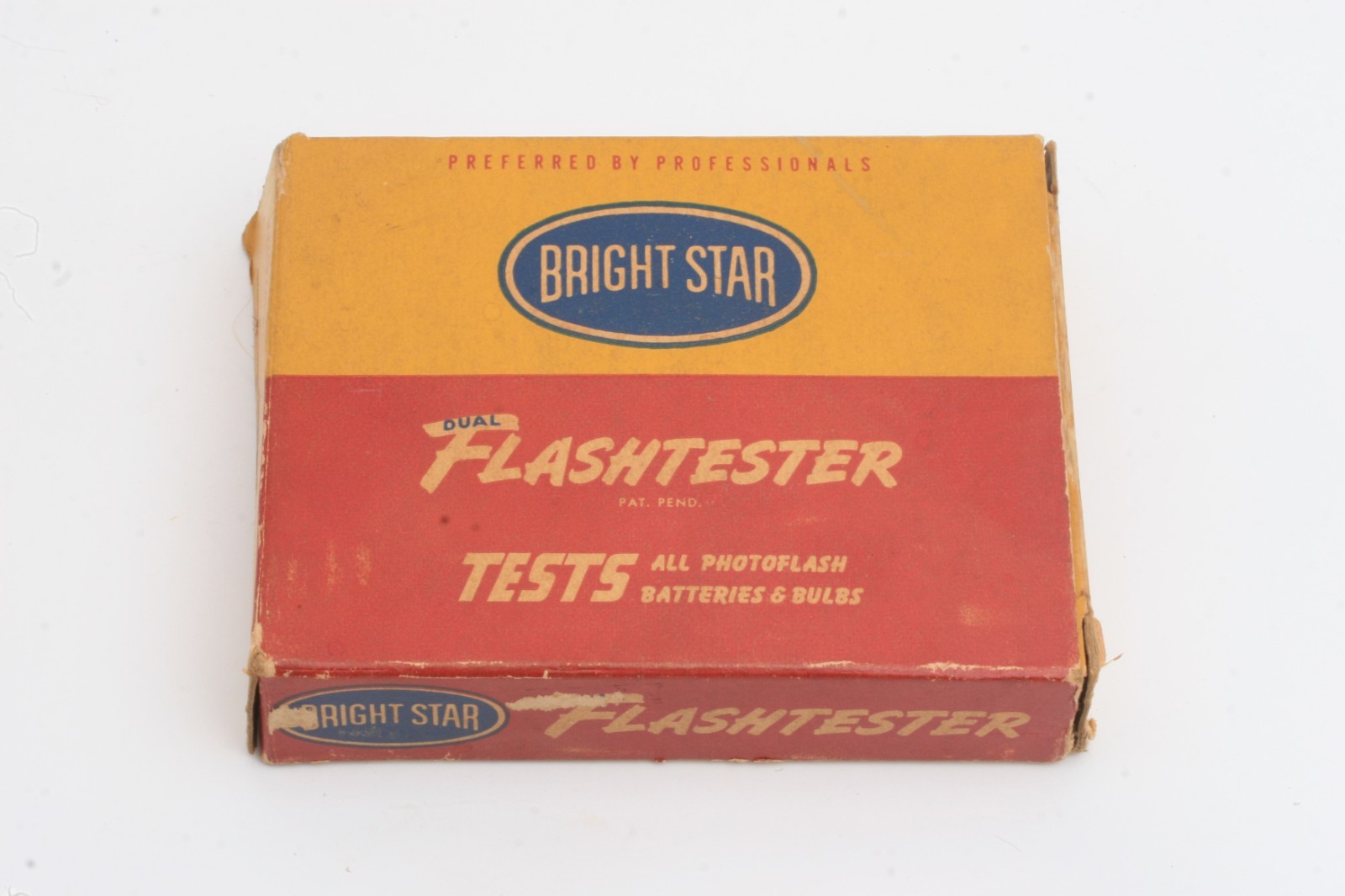 Vintage Bright Star Dual Flashtester Batteries and Bulbs In Original Box