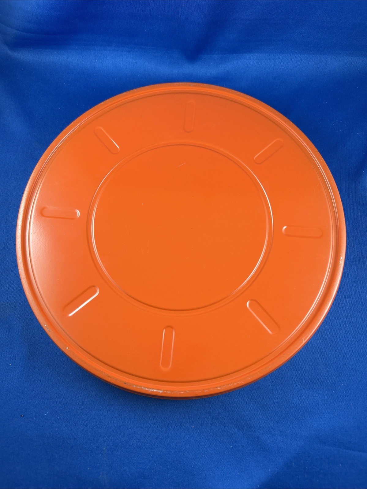 1 Movie Motion Picture Enterprises Steel 9.25″ Film Reel 16mm w/ GB Orange Case