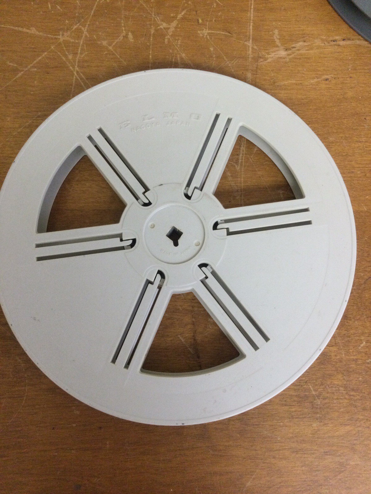 Vintage 50 Min. Metal Film Take Up Reel 15”Dia Goldberg Bros USA / 2 Plastic