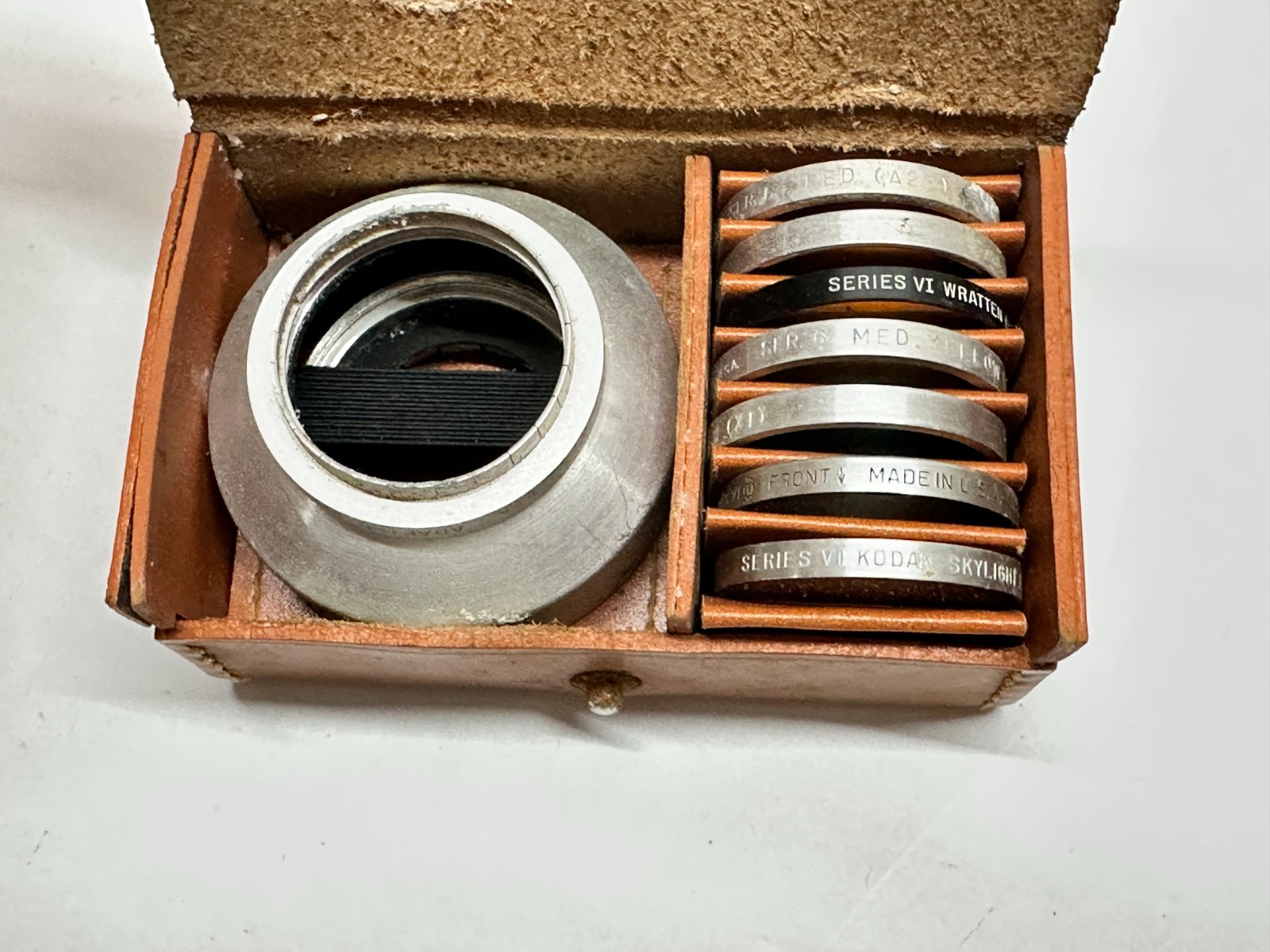 Large Lot of Series VI Lens Shades, Hoods, Filters, Adapter Kodak Wratten