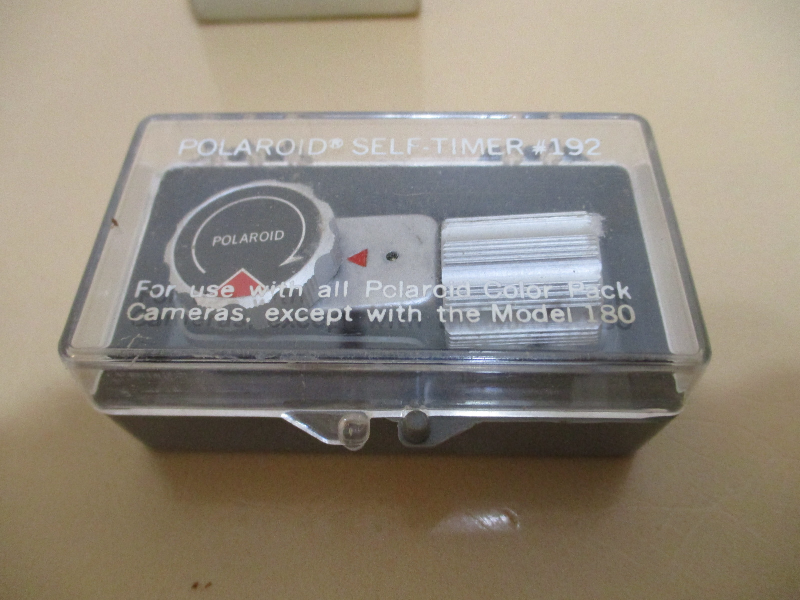 Vintage Polaroid Self-Timer #192 for Color Pack Instant Camera & Plastic Case