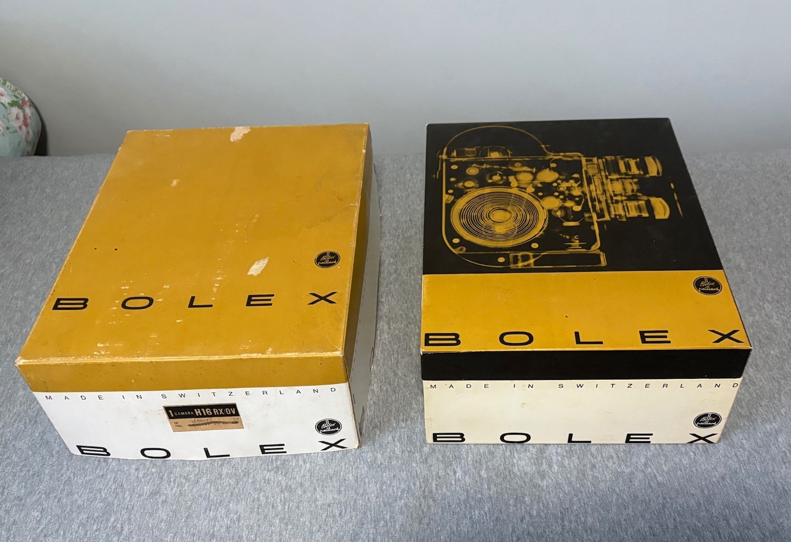 Bolex 16MM RX CAMERA BOX for Bolex 16mm Movie Camera Box Only