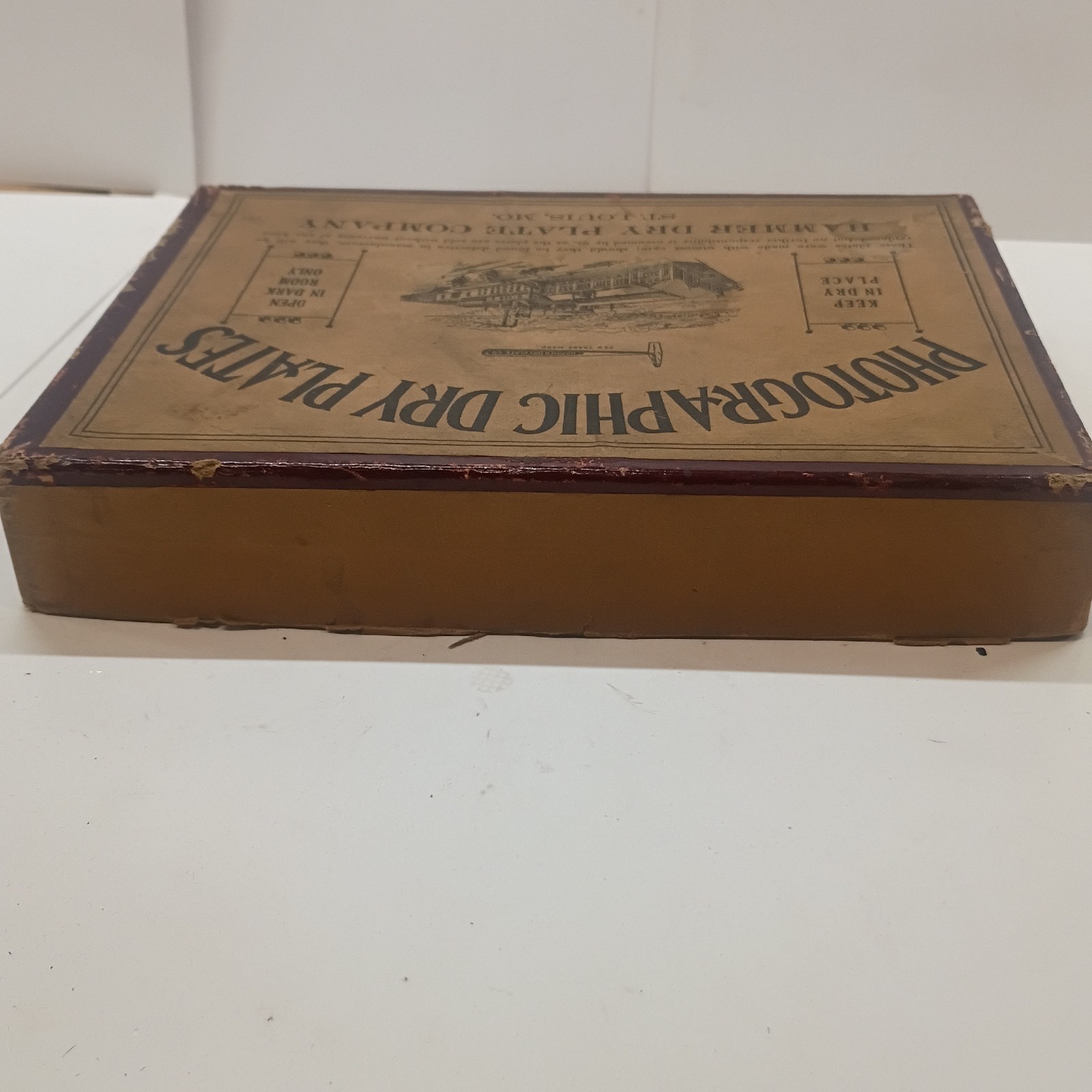 Antique Photo Dry Plates & Box By Hammer Dry Plate Company