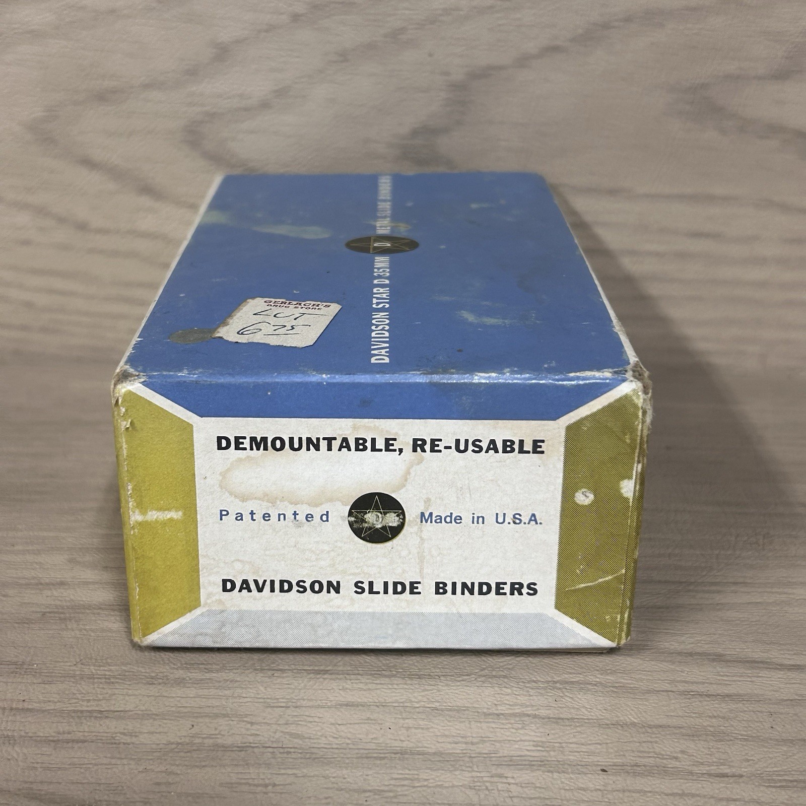 Vtg Davidson Star D Metal Slide Binders 2×2” 35mm Slides / Glass Slides ReUsable
