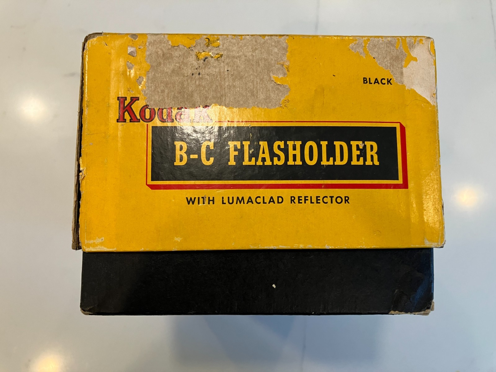 Kodak B-C Flashholder Flash Bulb Holder with Lumaclad Reflector in Box Model 730