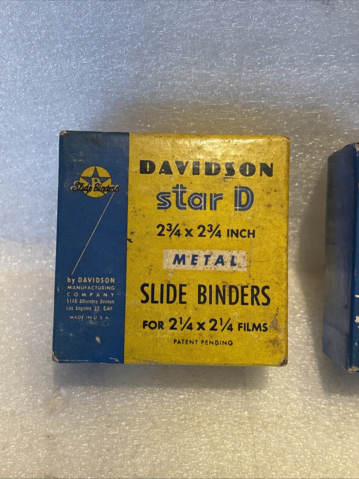Vtg Lot of 28 Photos From 1950’s In Davidson Star D Slide Binders Beach, Family