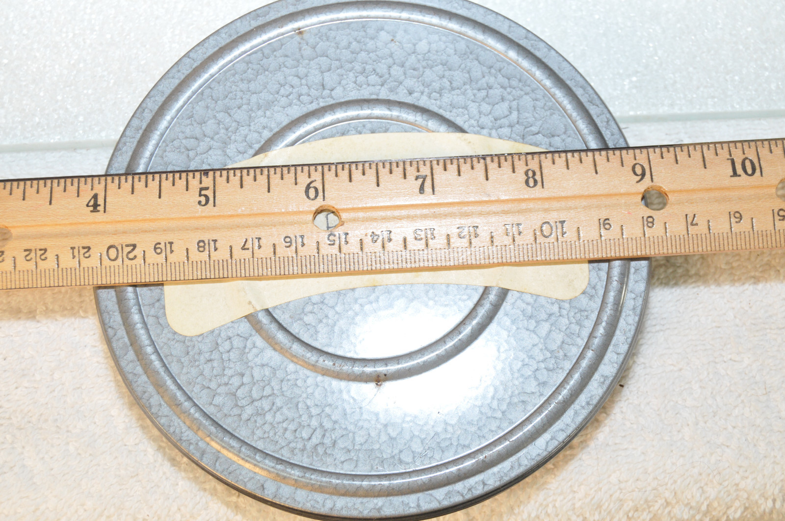 BRUMBERGER 12 Film Reel Canister Metal Storage Box Circa 1950s UNIQUE DISPENSER