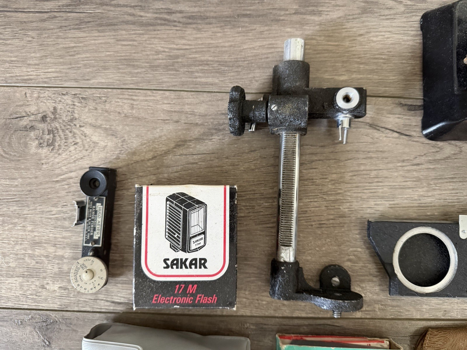 LOT OF Vintage Camera Accessories/Parts Kodak Polaroid & Lens ETC……………