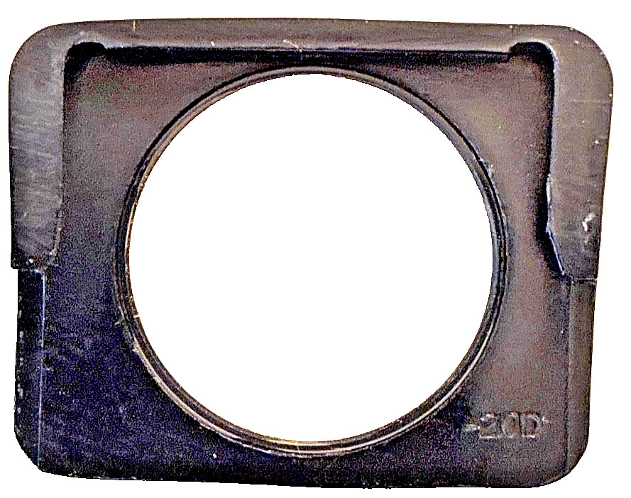 Vintage – 2.0 Rectangular Diopter Eyepiece Correction lens for Nikon F Camera