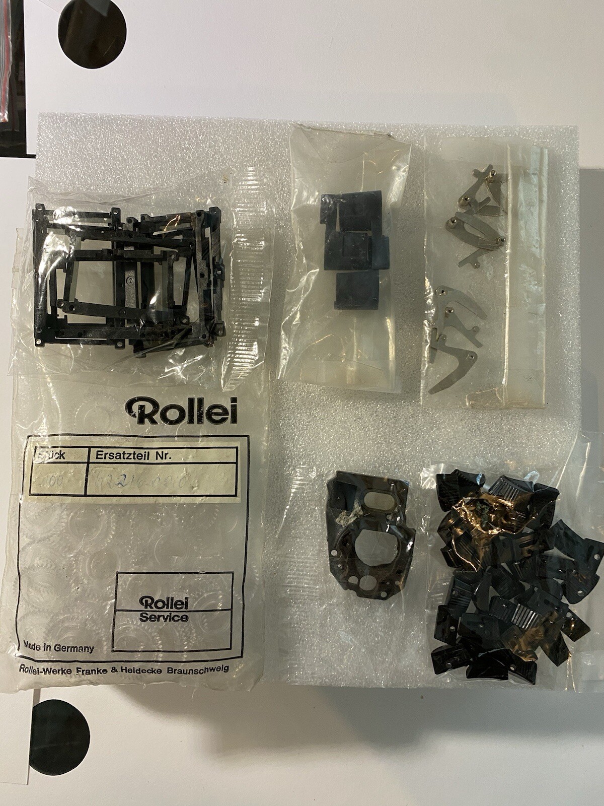 Rolleiflex SL 35, Rollei 35, Genuine / Original Parts, LOT SOLD AS SHOWS