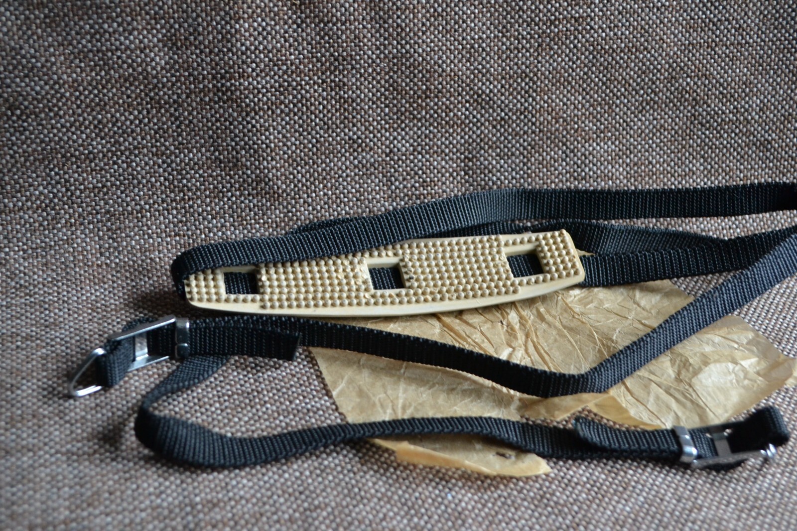 Original neck strap with fasteners for Kiev-6 19 shoulder pad medium format 1 ps
