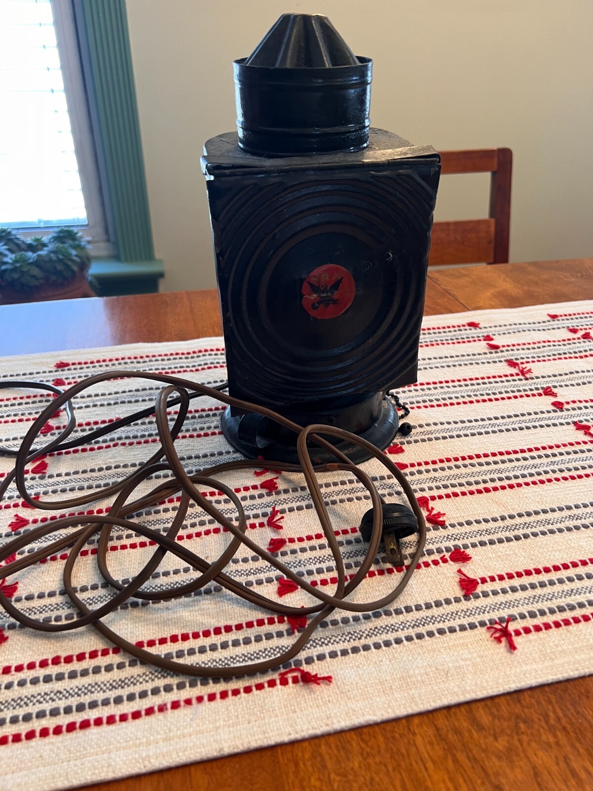 Vintage Ideal No. 2 Darkroom Illuminator Lantern Modified Working Lamp