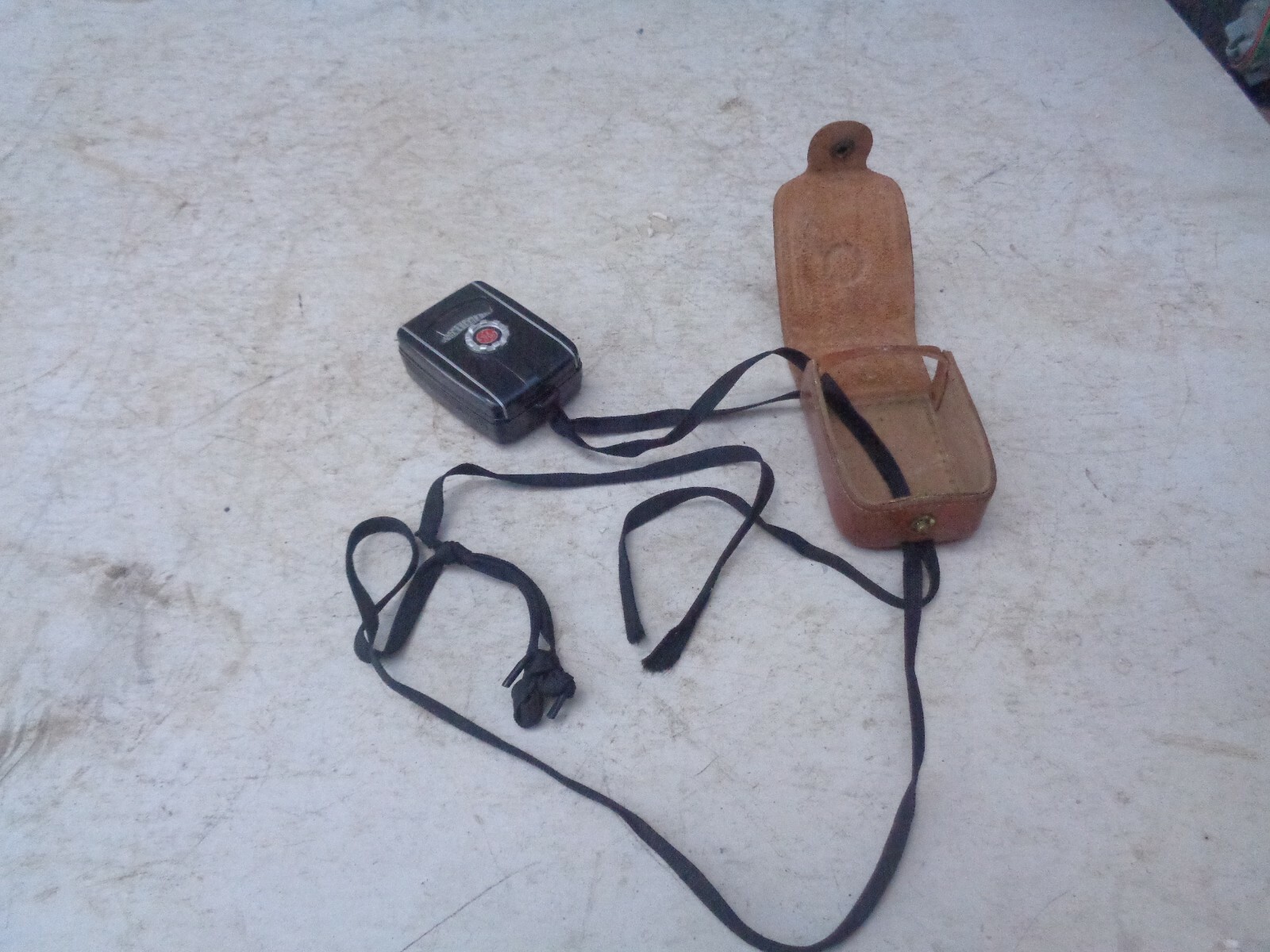 Vintage General Electric Mascot Light Exposure Meter PR 30 with Leather Case GE