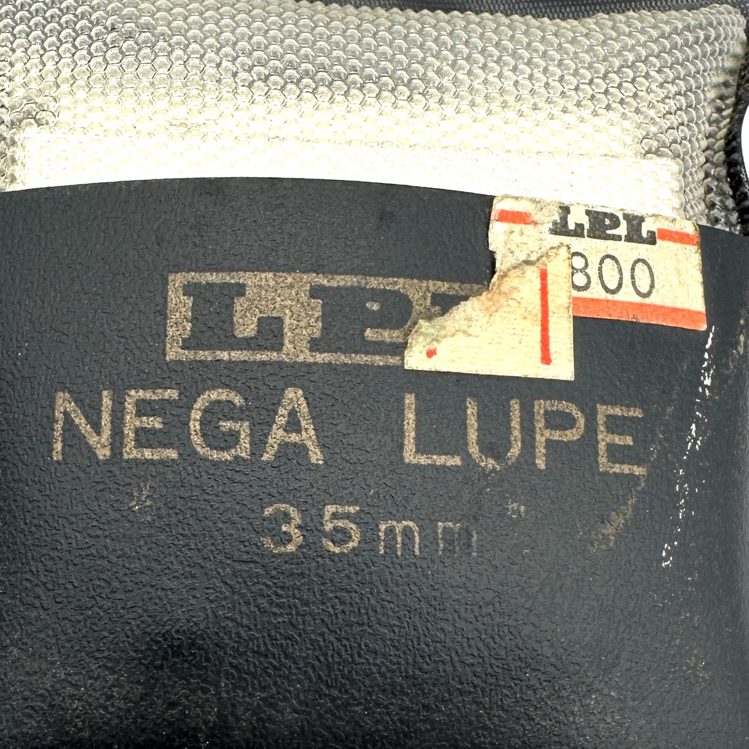 LPL NEGA LUPE Metal Folding Loupe for 35mm Negatives with Pouch Near Mint+