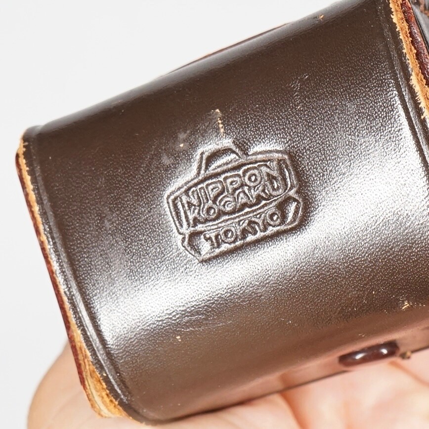 Nikon Nippon Kogaku Camera Waist Level Finder Viewfinder Leather case