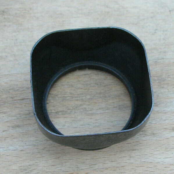 37mm push fit slip on square lens hood shade 6×6