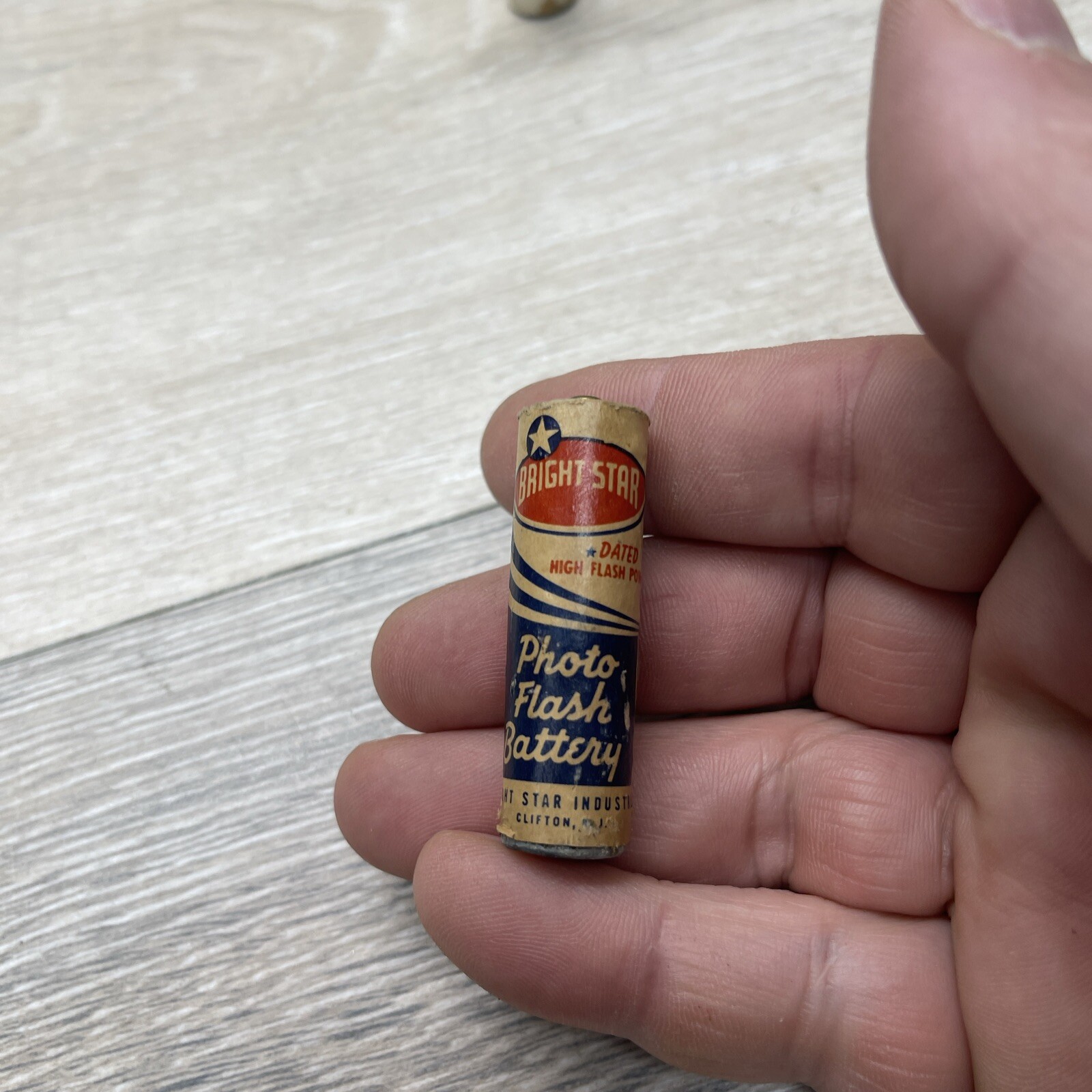 1960 Vintage 1.5v Bright Star Batteries (2)