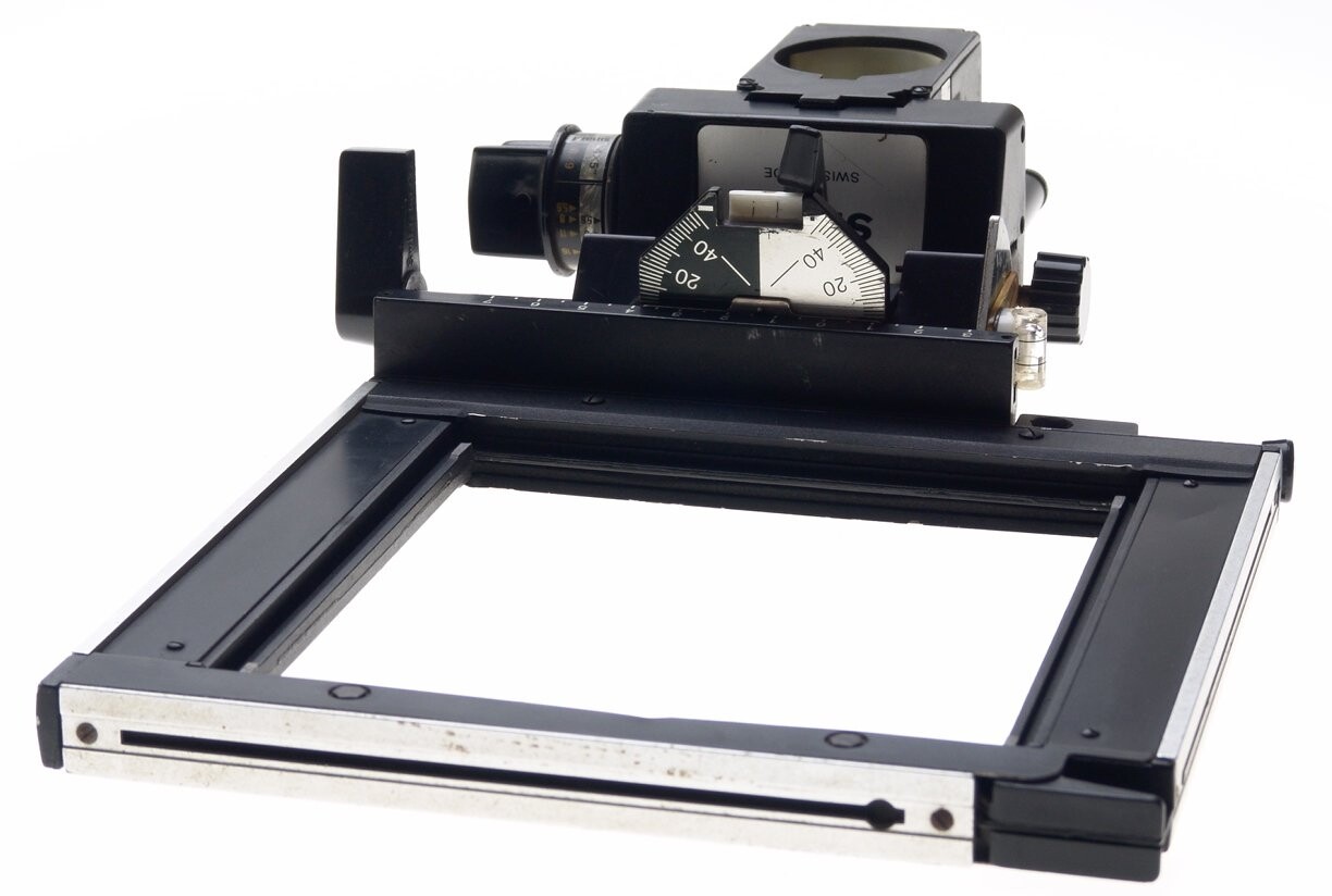 SINAR F FOCUSSING REAR STANDARD MONORAIL LARGE FORMAT CAMERA 4×5 BLACK ACCESSORY