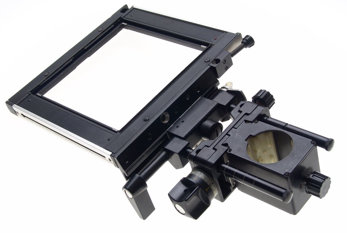 SINAR F FOCUSSING REAR STANDARD MONORAIL LARGE FORMAT CAMERA 4×5 BLACK ACCESSORY