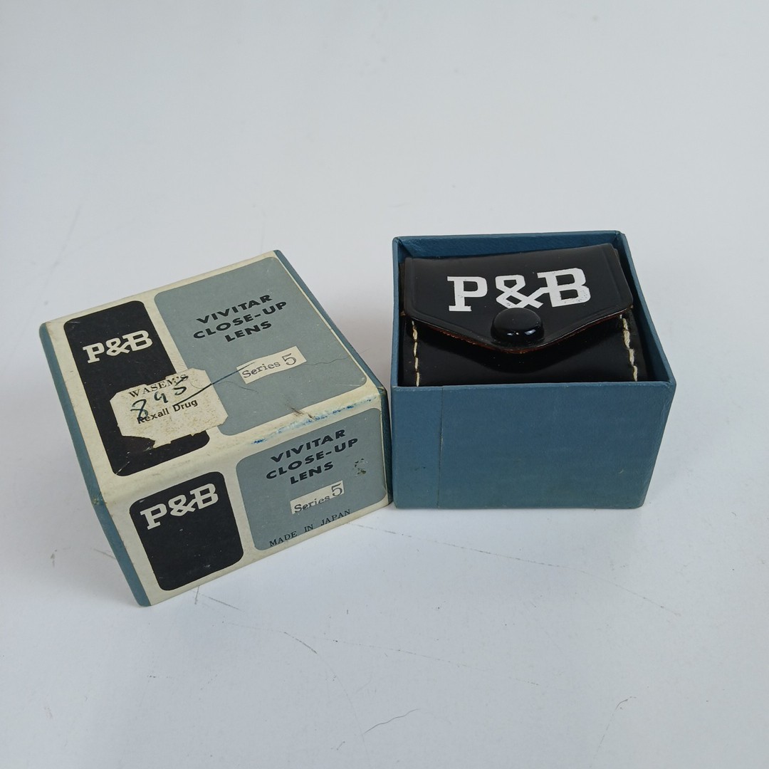 Vivitar P&B Close up Lens NO. 1,2,3 With Case and Original Box Series 5
