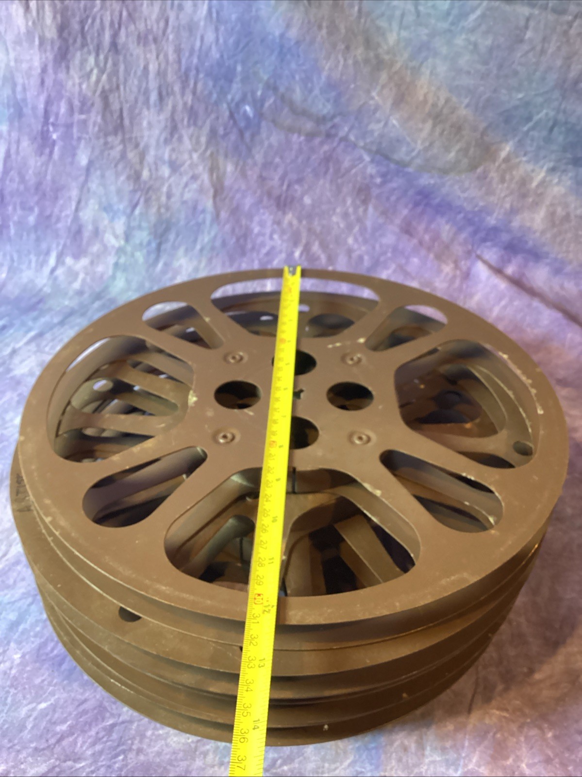 Lot of 5 Vintage Goldberg Bros. 1200 FT. 30 Min. 16mm 12 1/4″ Diameter Reels