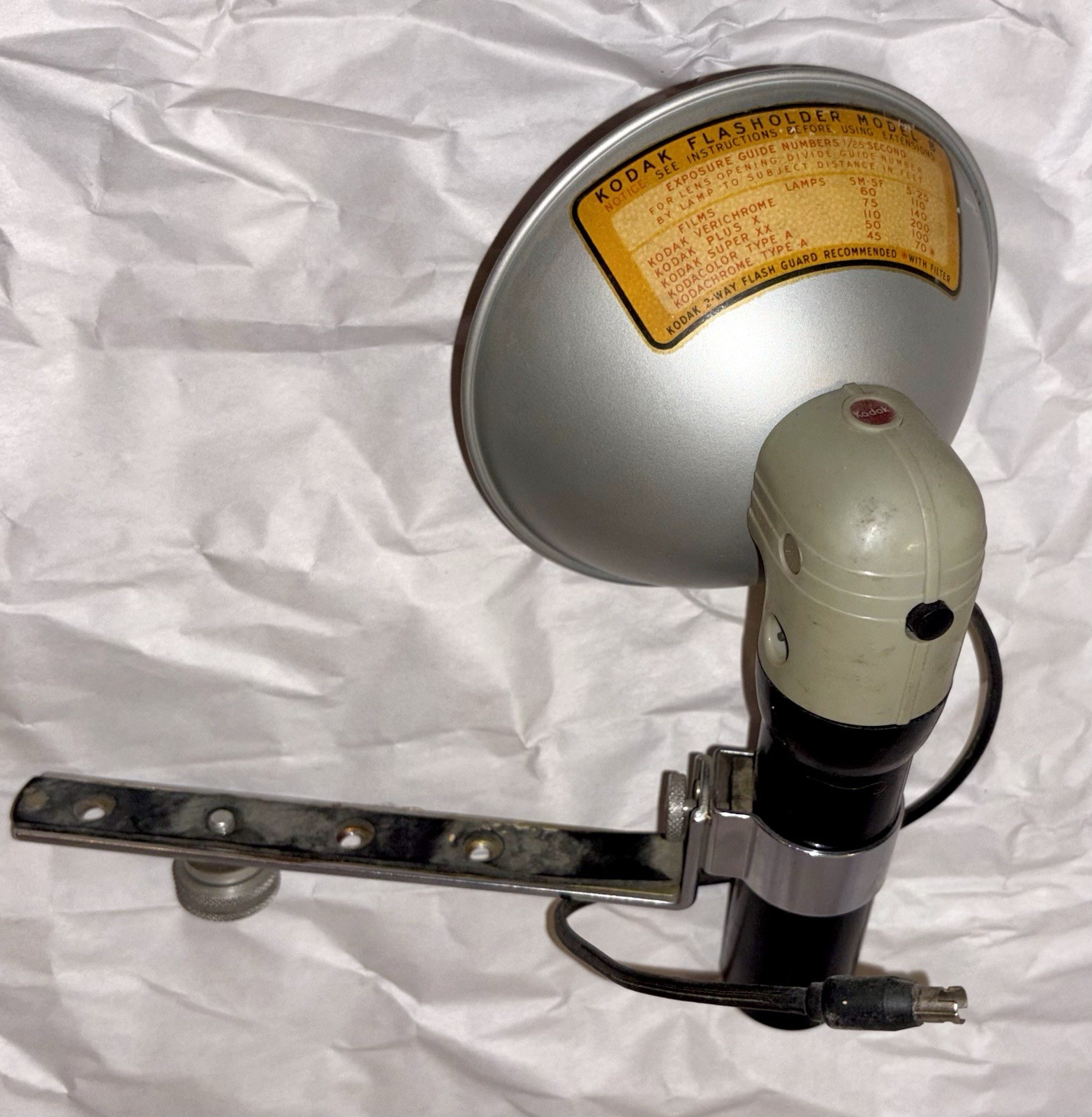 VINTAGE KODAK FLASHOLDER EXTENSION UNIT MODEL B