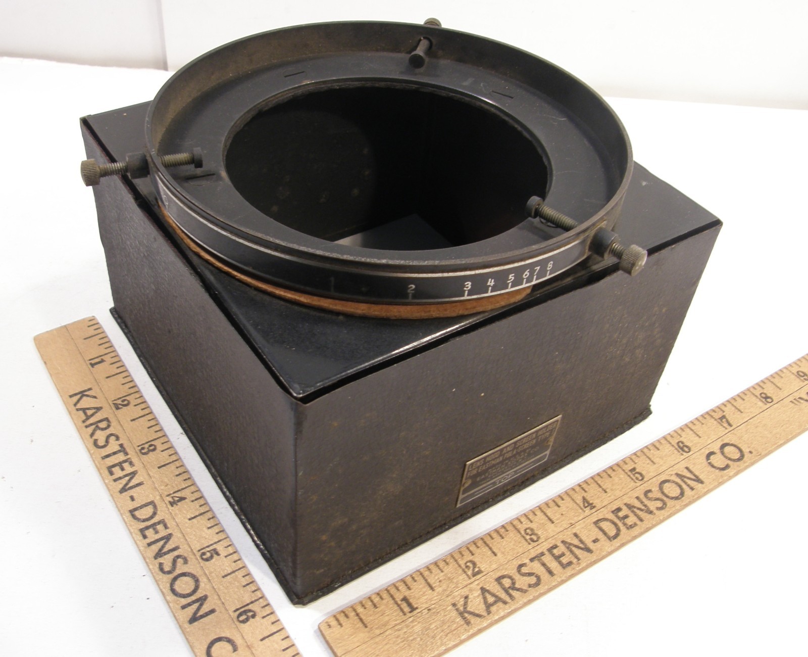 VINTAGE 4.5″ LENS HOOD & SCREEN HOLDER FOR EASTMAN POLA-SCREEN TYPE 1 EKCo