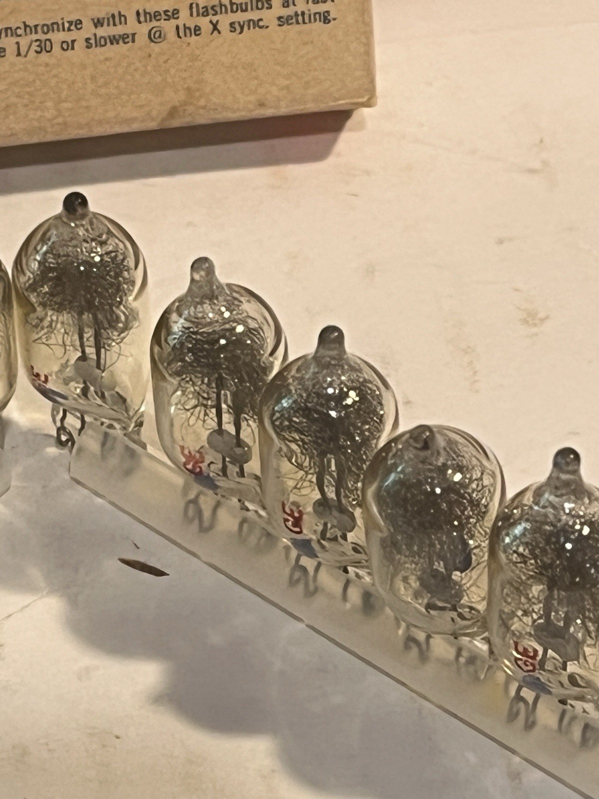 Vintage GE Flash Bulbs, AG-1, 12 Bulbs