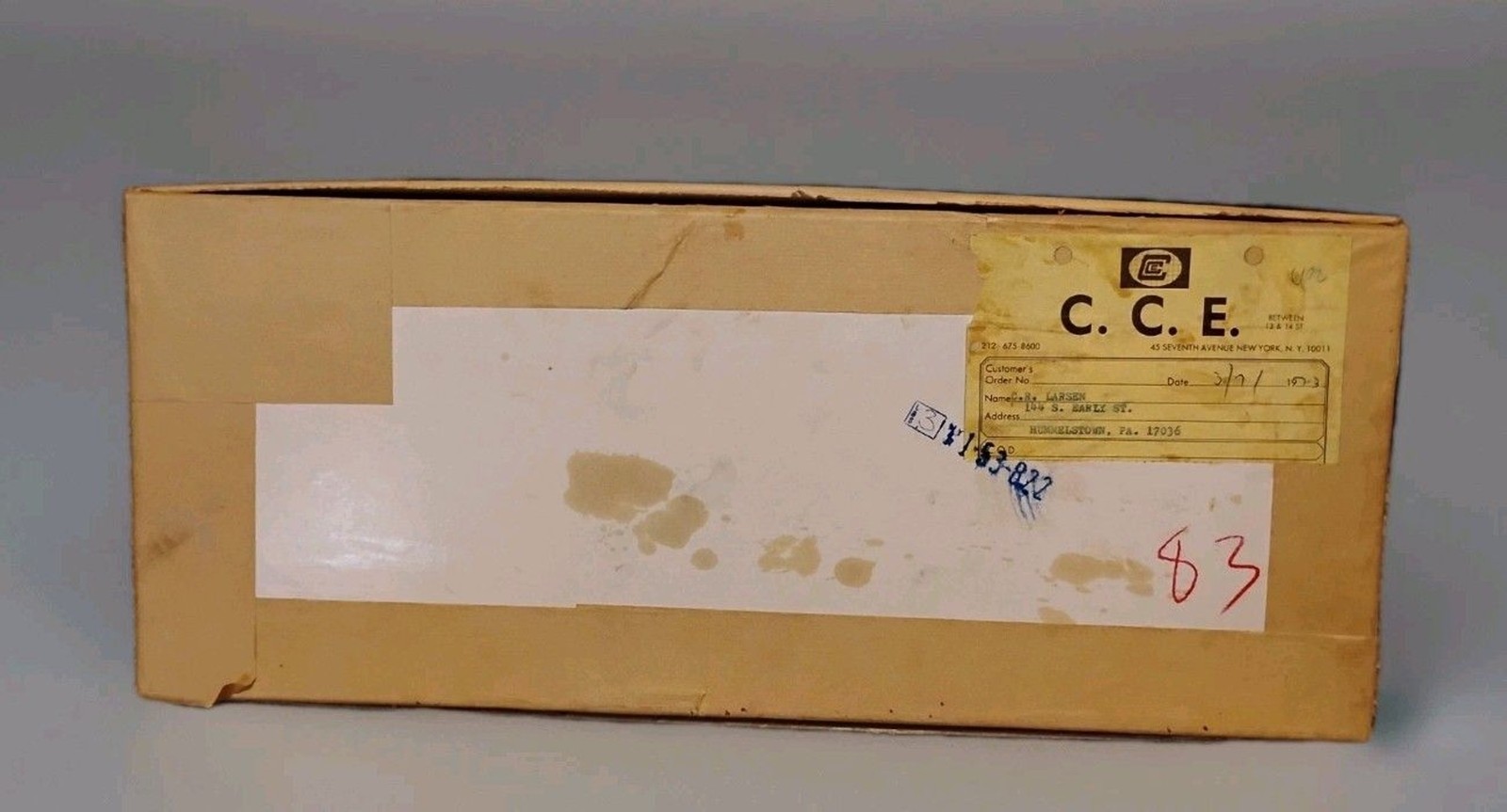 Reflectasol Soft Shoulder Light Larson Enterprises 1973 With Decals And Receipt