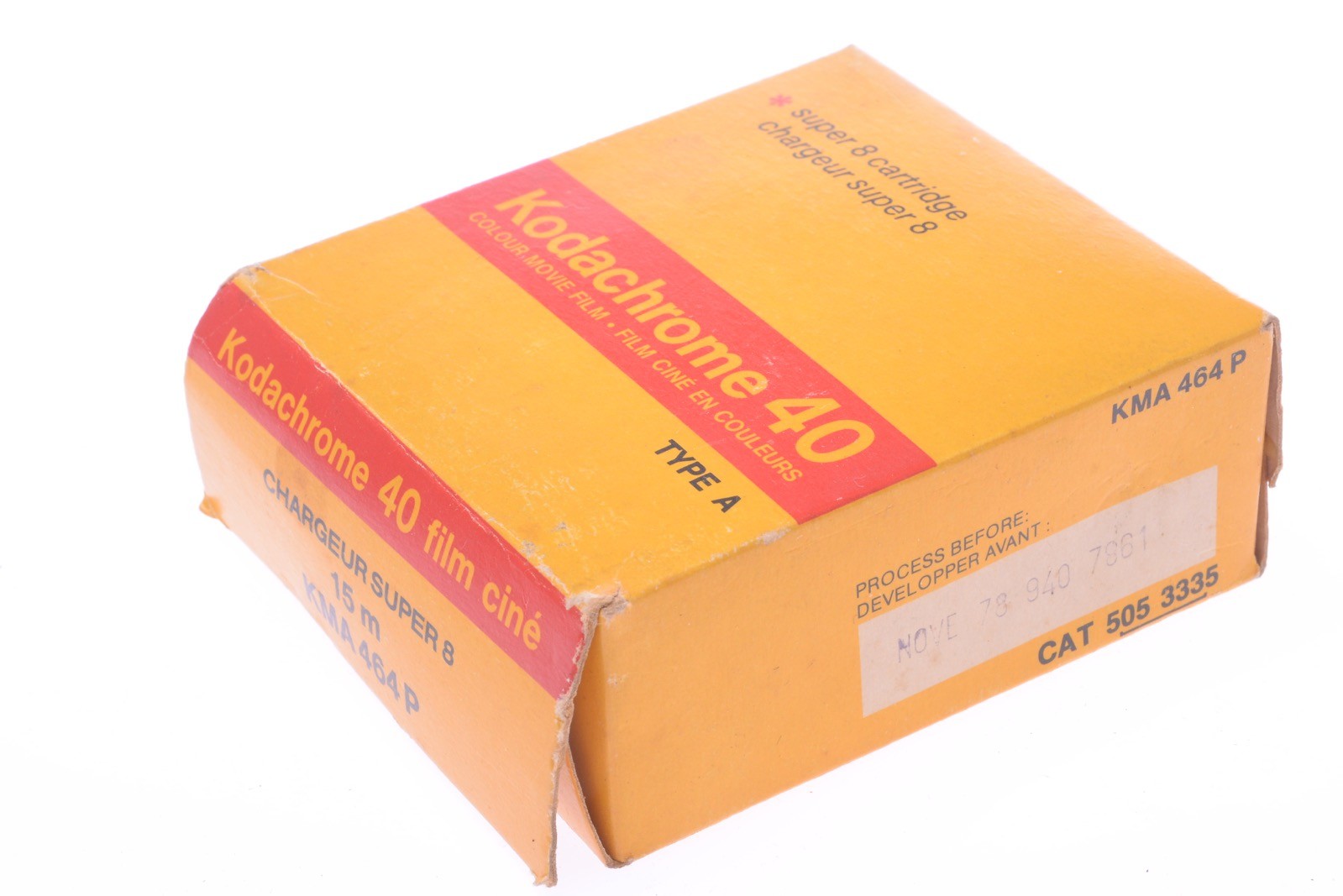 ✅ KODAK KODACHROME 40 EXP. NOV. ’78 ROLL 15M SUPER 8MM FILM CINE MOVIE ASA 40