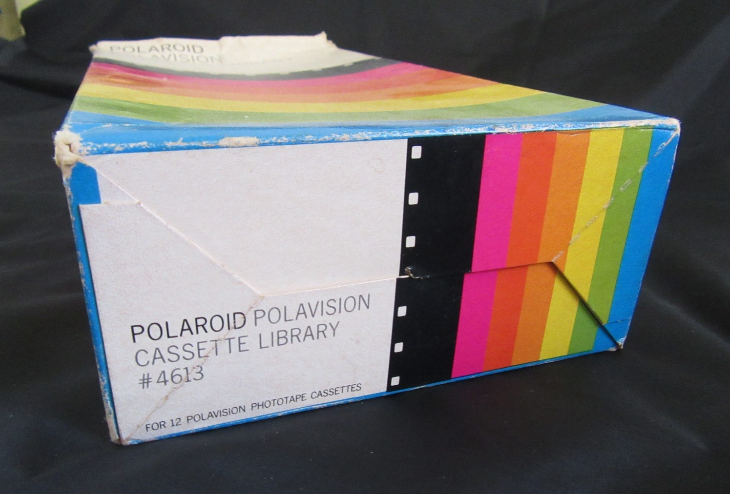 POLAROID Polavision Cassette Library # 4613, stores Polavision Movie Cassettes