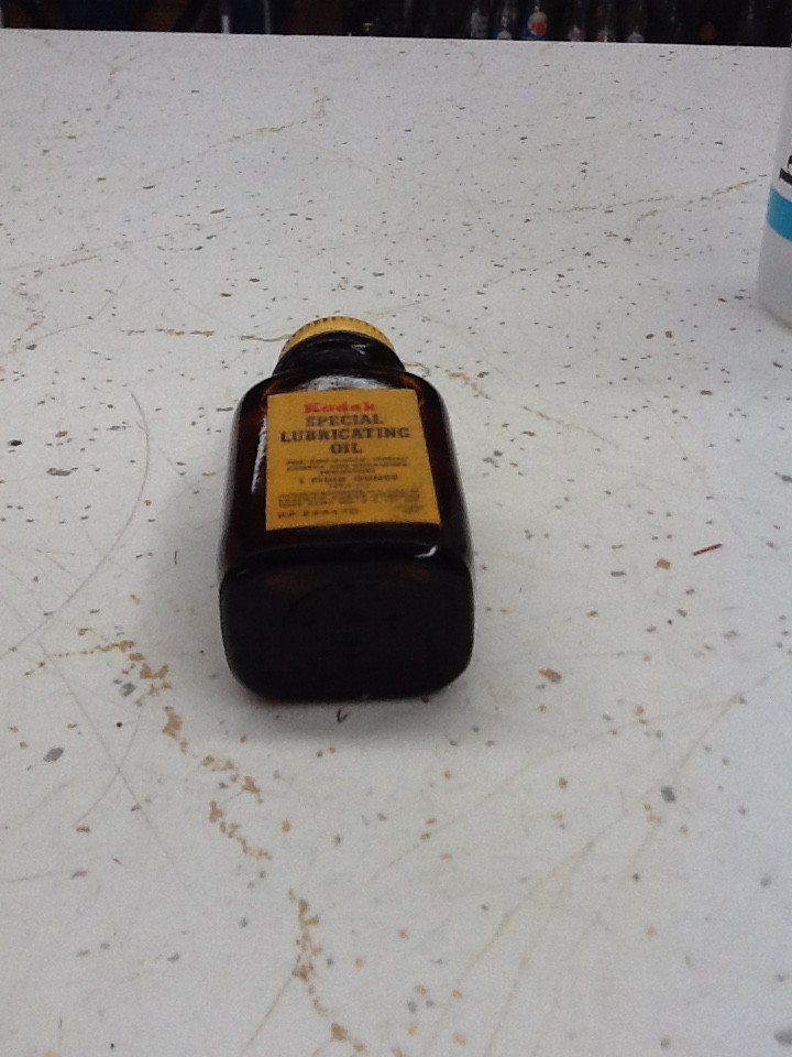 KODAK COMPANY Special 1 Oz Bottle Lubricating Oil Vintage