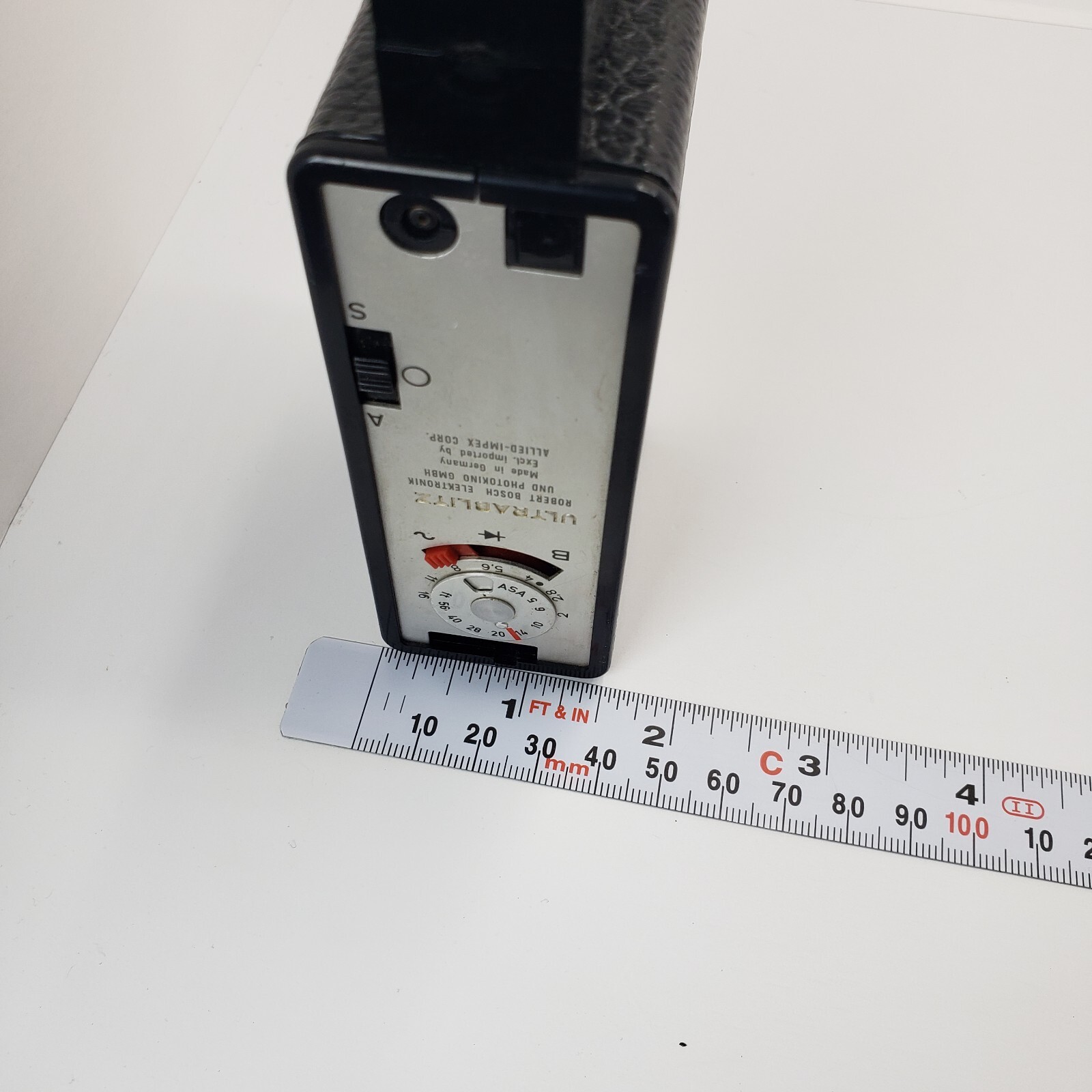Vintage Bauer E200 AutoBlitz / UltraBlitz Flash With Plug , Made In Germany