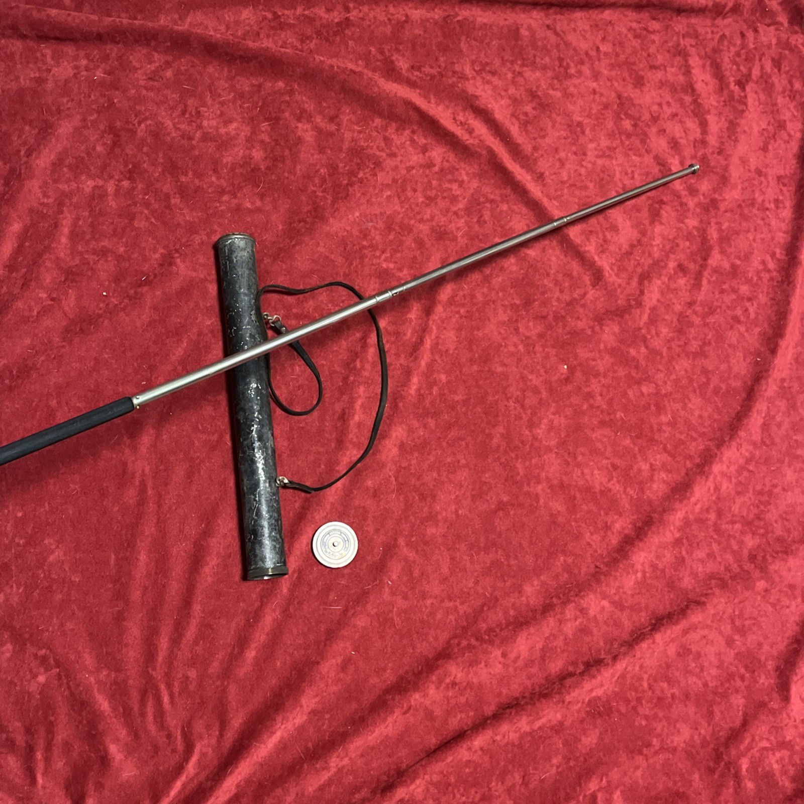 Antique photography film tripod 4 Feet Tall Max Ensign Extendo Tripod With Case
