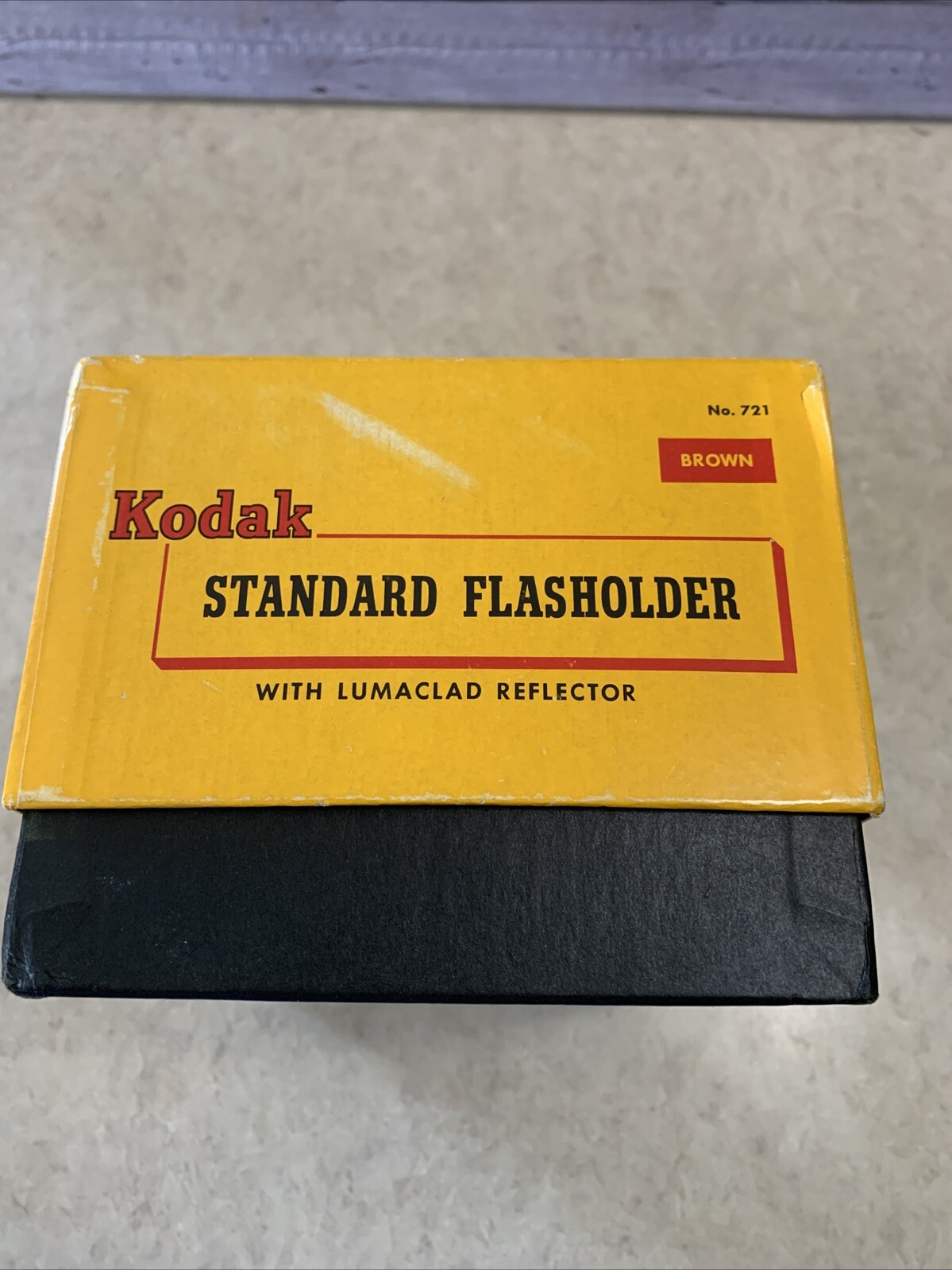Vintage Kodak Standard Flash Holder w/ Bracket, Box, etc.
