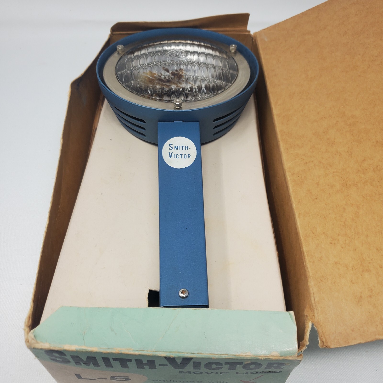 Smith-Victor Model L-5 Compact Movie Light Vintage 1962 GE Beam Tested Works
