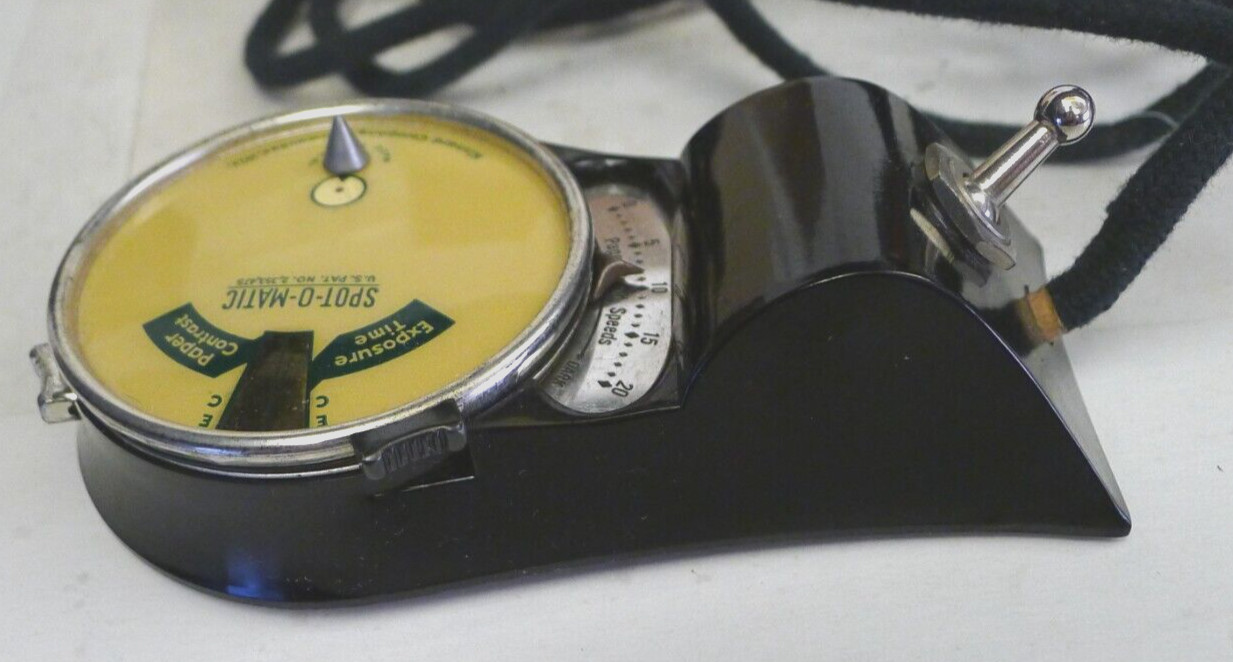 Kinnard Spot-O-Matic Enlarging Meter with Box & Instructions Vintage – UNtested