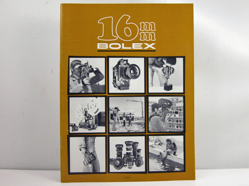 Original Factory BOLEX SALES CATALOG 16mm Reflex H16EL EBM Lenses Motors & Acces