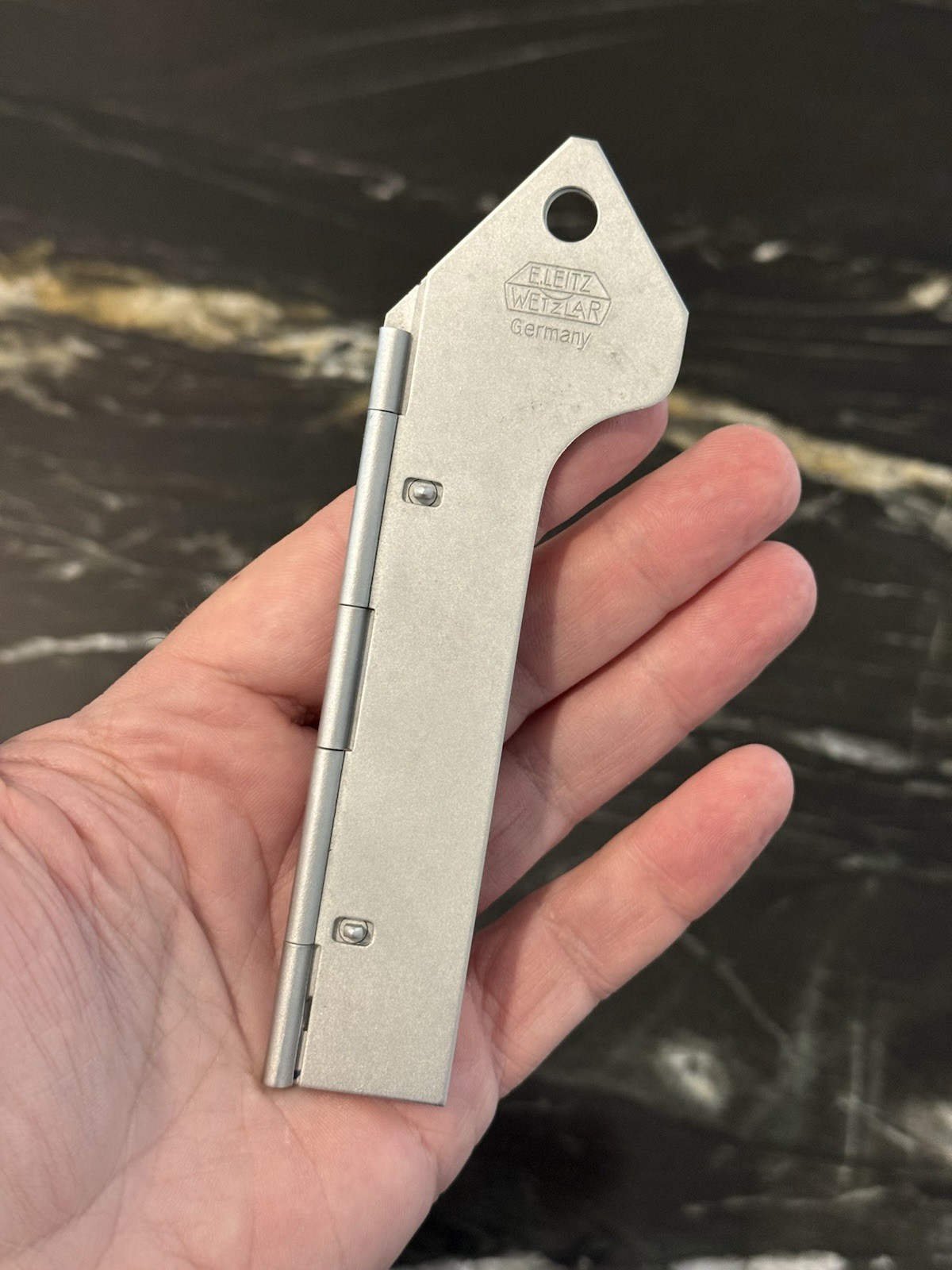 Original Leica Metal Nickel ABLON Leitz Film Leader Trimming Template