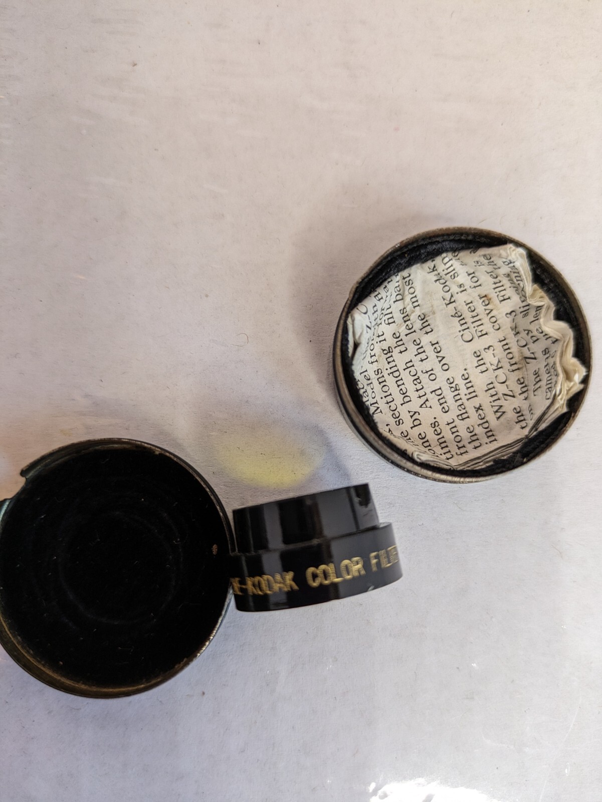 Vintage KODAK Tiffen FILTERS Lens ADAPTER RINGS Plastic Cases Boxes