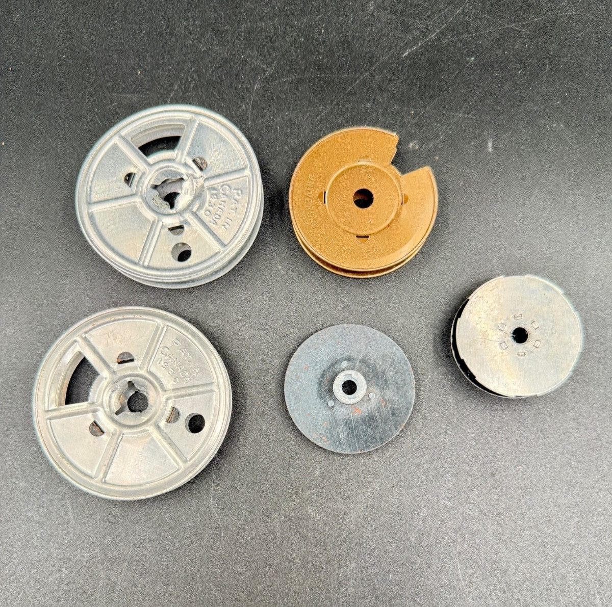 Vintage 8mm 16mm Film Reel Spools Lot Metal Kodak Movie Projector Camera