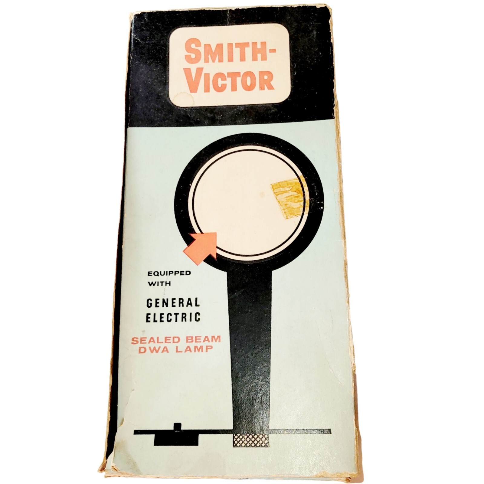 Smith-Victor Model L-5 Compact Movie Light Vintage 1962 Tested Works W/ Box