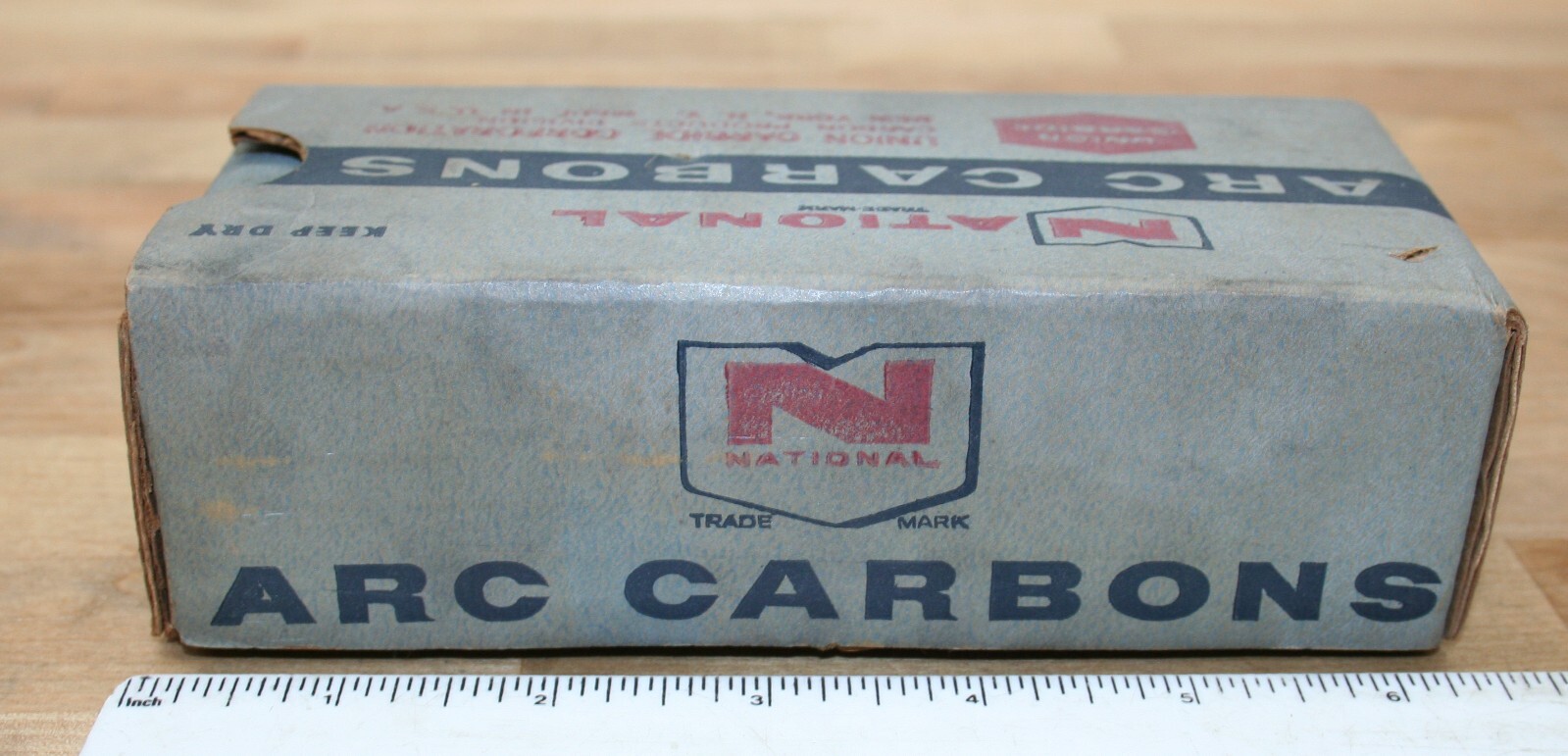50 Carbon Arc Rods 7mm X 6 Inches, National Arc Carbons Cat. No. L3593 Photo 76