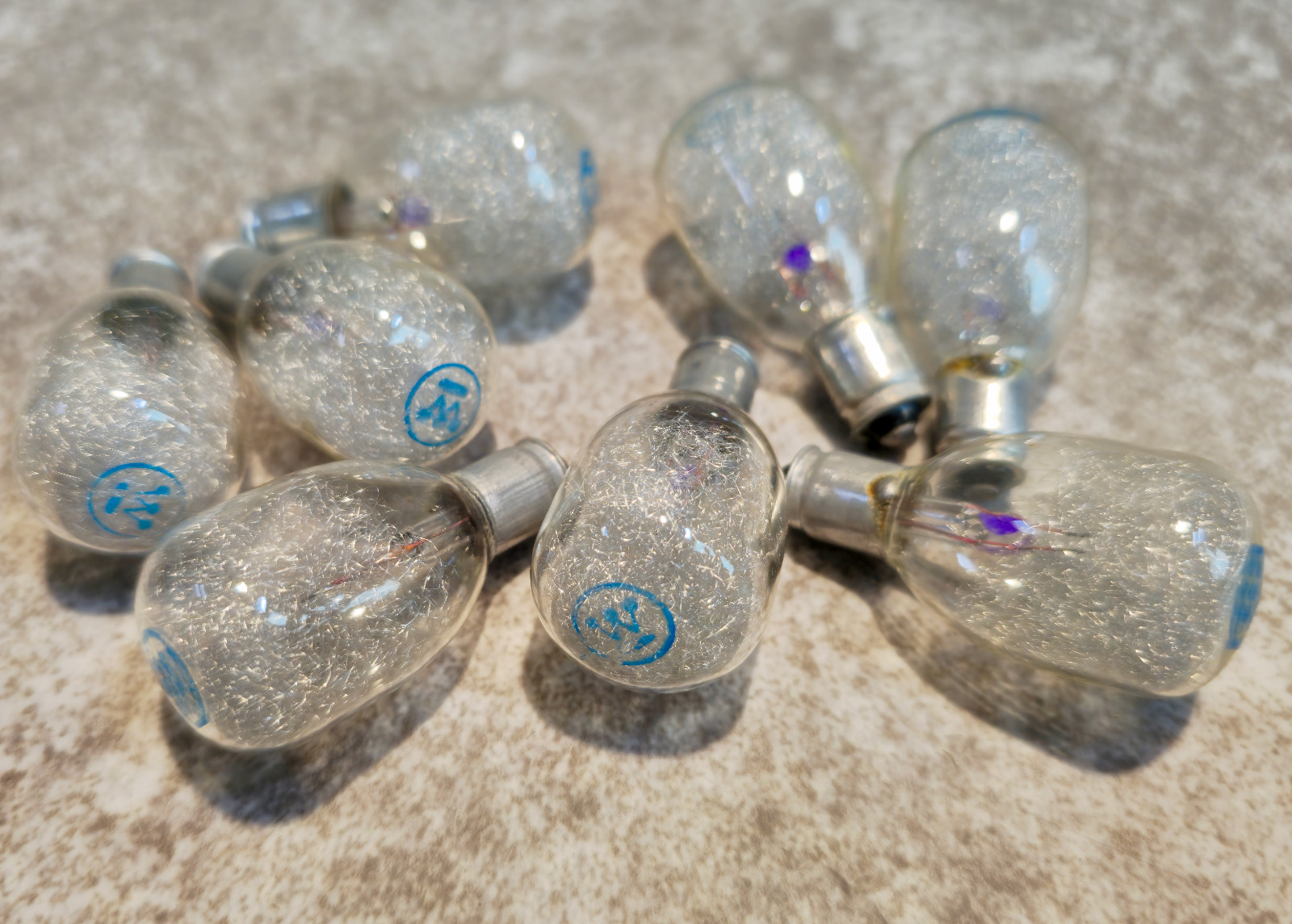 Vintage Lot of 8 Flash Bulbs for Camera Clear Westinghouse