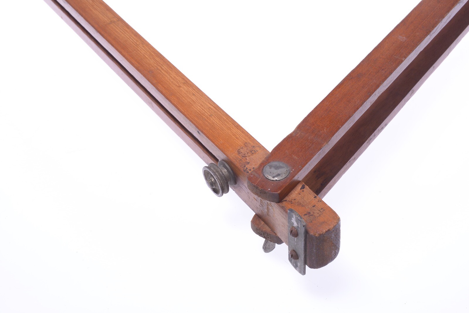 ✅ ANTIQUE WOOD TRIPOD 134CM, 52.75″ GLASS PLATE 9×12 4X5 3X4 FORMAT FIELD CAMERA