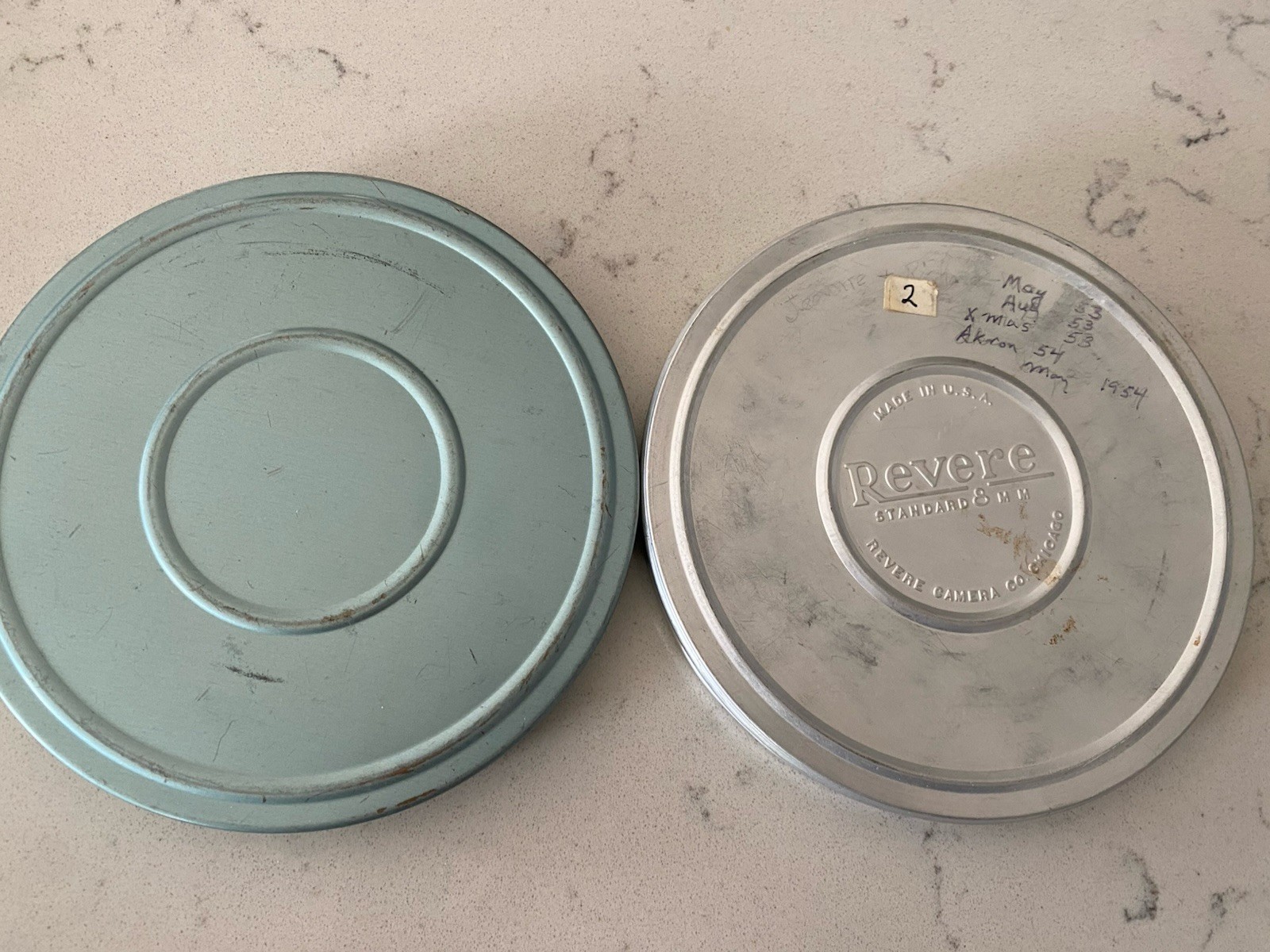 Vintage Film Reels & Canisters 6 Reels 13 Total 19