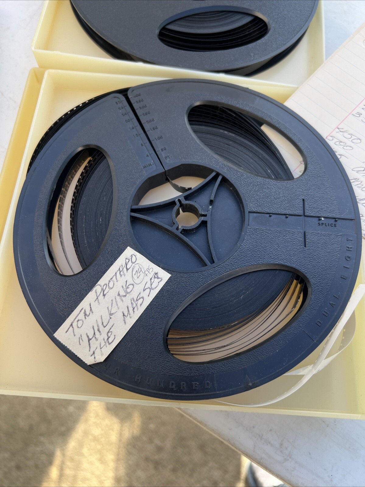Lot of 5 Baia 8 mm Plastic Dual 8 (Two Hundred-four ) Take Up Reels